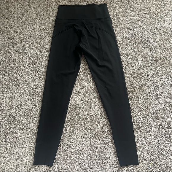 {offline by aerie} black goals workout leggings with velvet striped detail - Picture 10 of 11